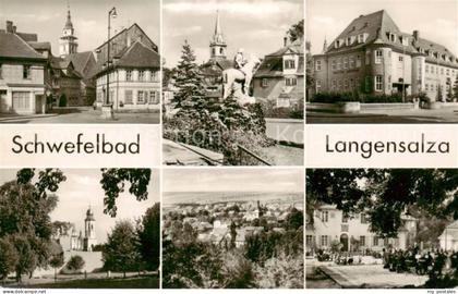 Langensalza Bad Schwefelbad Teilansichten Panorama