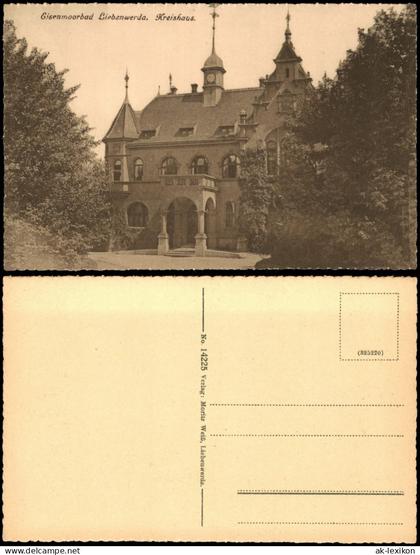 Ansichtskarte Bad Liebenwerda Kreishaus (Eisenmoorbad) 1913