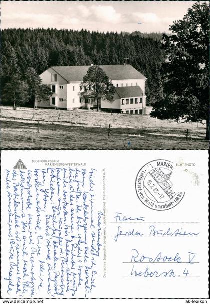 Ansichtskarte Bad Marienberg (Westerwald) JUGENDHERBERGE 1963