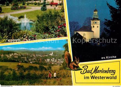 Bad Marienberg Evangelische Kirche Kurpark Teilansicht