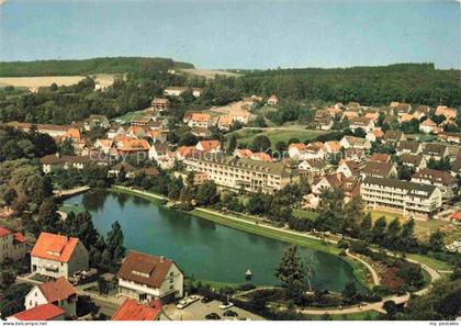 Bad Meinberg Horn-Bad Meinberg NRW Kurparksee Fliegeraufnahme