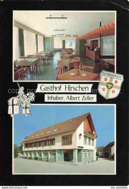 Loeffelstelzen Bad Mergentheim BW Gasthof-Hirschen Gastraum Bad-Mergentheim Heil