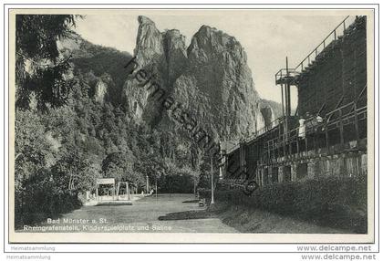 Bad Münster am Stein - Rheingrafenstein - Kinderspielplatz und Saline - Verlag Haus Mees Bad Münster