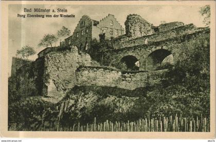 CPA BAD MUNSTER am STEIN EBERNBURG - Burg Ebernburg GERMANY (1162170)
