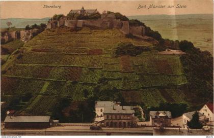 CPA BAD MUNSTER am STEIN EBERNBURG - Panorama GERMANY (1162108)