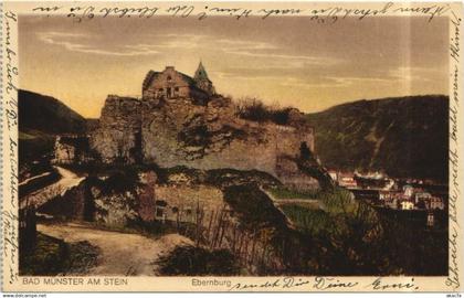 CPA BAD MUNSTER am STEIN EBERNBURG - Panorama GERMANY (1162113)