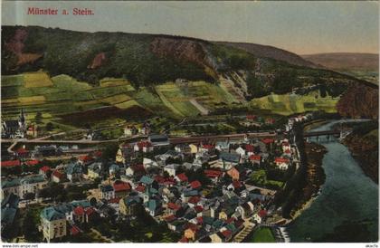 CPA BAD MUNSTER am STEIN EBERNBURG - Panorama GERMANY (1162142)