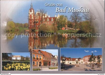 Bad Muskau Oberlausitz Schloss Park Marktplatz