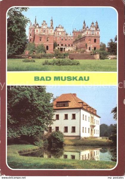 Bad Muskau Oberlausitz Schlossruine altes Schloss