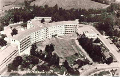 Oldesloe Bad Kreiskrankenhaus Luftaufnahme Parkanlage Gebaeude Baeume