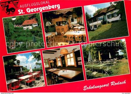 73641241 Bad Rodach Ausflugslokal St Georgenberg Gastraeume Terrasse Garten Bad