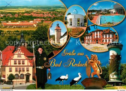 Rodach Bad Schwimmbad Rathaus Stoerche