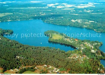 Bad Saarow Scharmuetzelsee Fliegeraufnahme