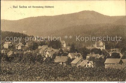 42571225 Bad Sachsa Harz Teilansicht mit Ravensberg Bad Sachsa