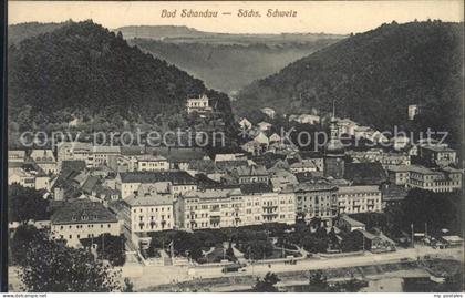 Bad Schandau Blick auf Schandau