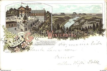 Grosser Winterberg Saechs. Schweiz Hotel Gr Winterberg Panorama