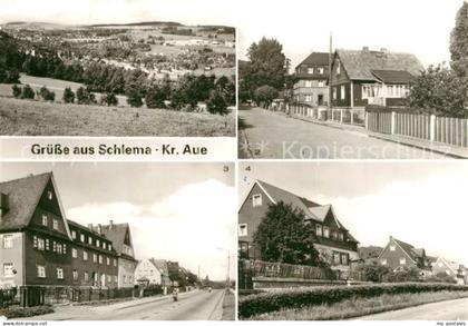 Schlema Bad Panorama Parkstrasse Auer Strasse Siedlung