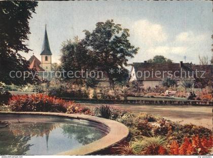 Bad Langenbruecken Bad Schoenborn Brunnen Park