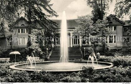 Langenbruecken Bad Schoenborn Thermal Schwefelbad Kurhaus Sigel Fontaene