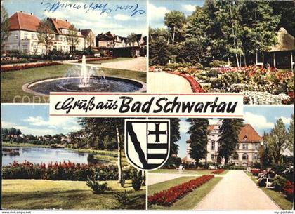 Bad Schwartau Kurpark Promenade Springbrunnen