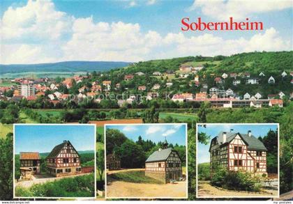 Bad Sobernheim Nahe Freilichtmuseum Fachwerkhaeuser Stadtansicht Huegel Wohnhaeu