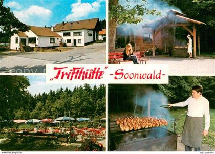 Eckweiler Bad Sobernheim Trifthuette Soonwald Gartenterrasse Spiessbraten