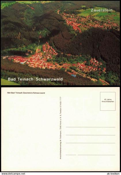 Bad Teinach-Zavelstein Gesamtansicht Bad Teinach Schwarzwald und Zavelstein 1980