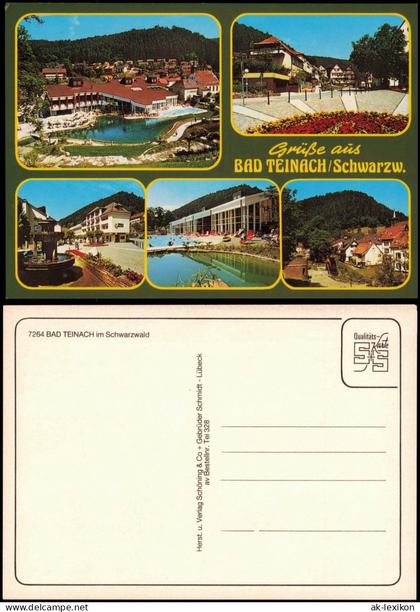 Bad Teinach-Zavelstein Mehrbildkarte Grüsse aus Bad Teinach Schwarzwald 1980