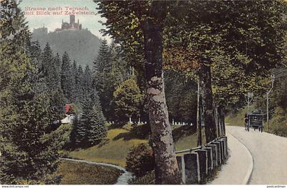 Deutschland - BAD TEINACH - Strasse nach Teinach mit Blick auf Zavelstein