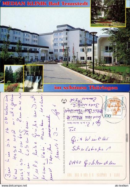 Ansichtskarte Bad Tennstedt Medianklinik 1998
