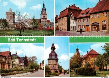 Bad Tennstedt Partie am Weichberg Markt Kurstrasse Osthoefer Tor Rathaus