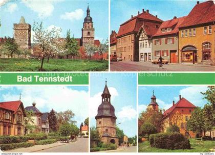 Bad Tennstedt Thueringen Welchberg Markt Kurstrasse Osthofer-Tor Rathaus Kurhaus