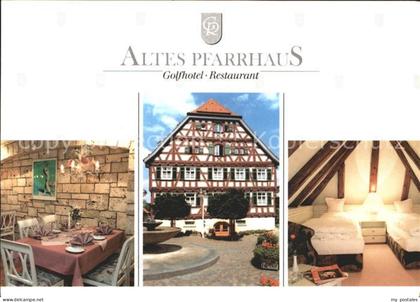 Bad ueberkingen Altes Pfarrhaus Golfhotel Zimmer