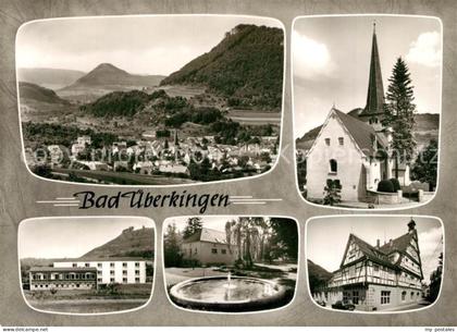 Bad ueberkingen Landschaftspanorama Kirche Fachwerkhaus Brunnen Hotelfachschule