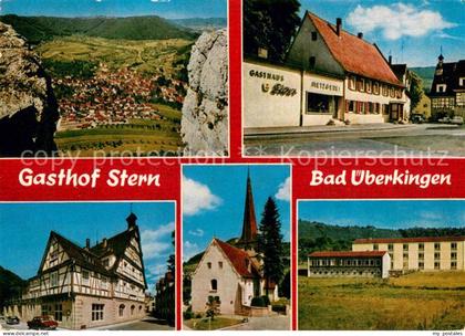 Bad ueberkingen Panorama Gasthaus Stern Kirche Schule