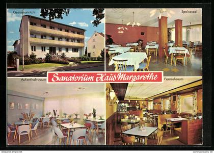 AK Bad Vilbel, Sanatorium Haus Margarethe, Parkstrasse 15-16