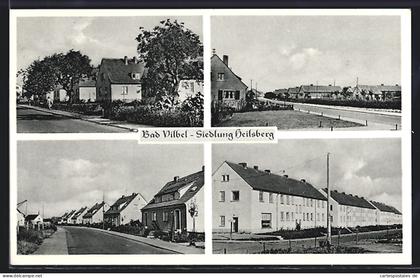 AK Bad Vilbel, Strassenpartien der Siedlung Heilsberg