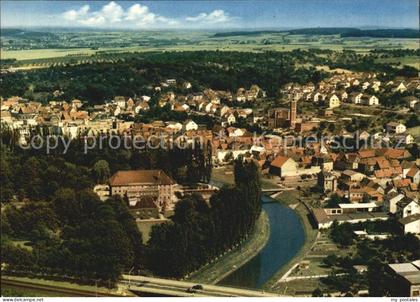 Bad Vilbel Fliegeraufnahme mit Flusspartie
