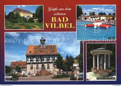 Bad Vilbel Freibad Friedrich Karl Sprudel Rathaus Kurhaus
