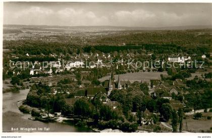 Bad Wimpfen Fliegeraufnahme Totalansicht v. Bad Wimpfen im Tal