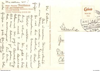 Wuennenberg Jagdhaus Wuennenberg Hotel Pension Gastraeume