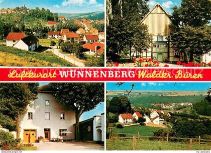 Wuennenberg Panorama Luftkurort Blick zur Kirche Alte Gebaeude