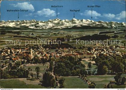 Bad Wurzach Moorheilbad Panorama Wettersteingebirge