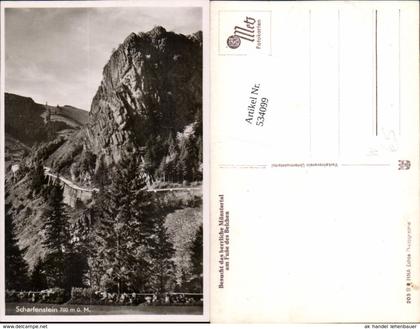 534099,Foto Ak Münstertal Schwarzwald Scharfenstein Münstertal