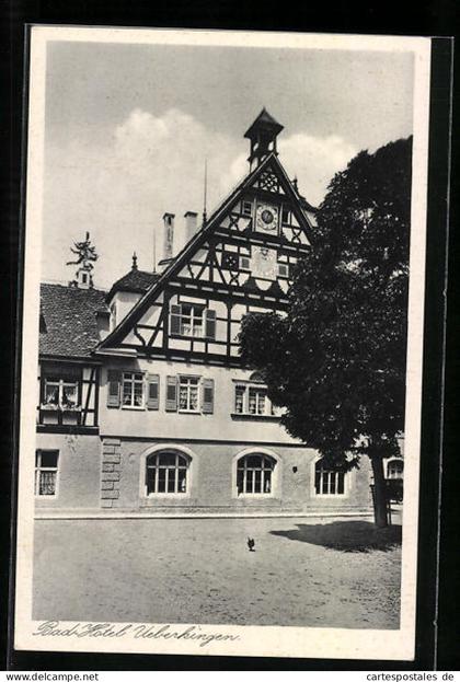 AK Ueberkingen, Bad Hotel im Sonnenschein
