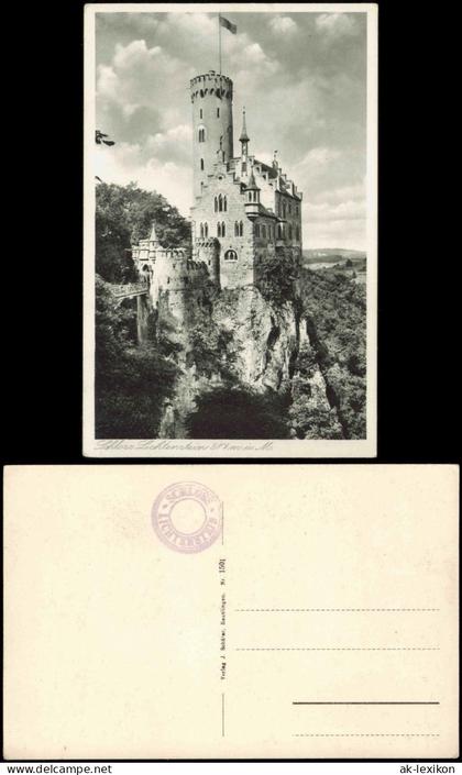 Ansichtskarte Lichtenstein (Württemberg) Schloss Lichtenstein 1938