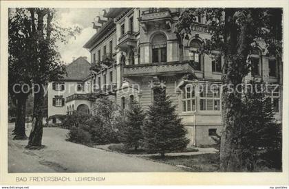 Bad Peterstal-Griesbach Bad Freyesbach Lehrerheim