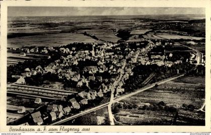 CPA Bernhausen Filderstadt Bade Württemberg, Fliegeraufnahme