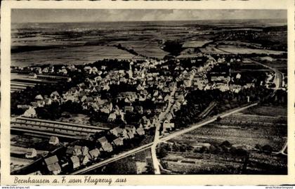 CPA Bernhausen Filderstadt Bade Württemberg, Fliegeraufnahme