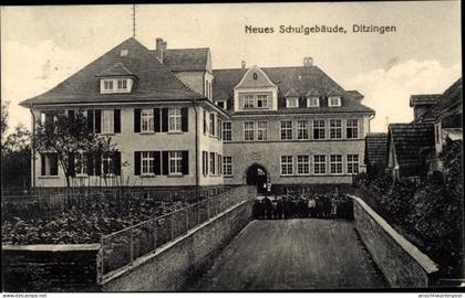 CPA Ditzingen in Württemberg, Neues Schulgebäude